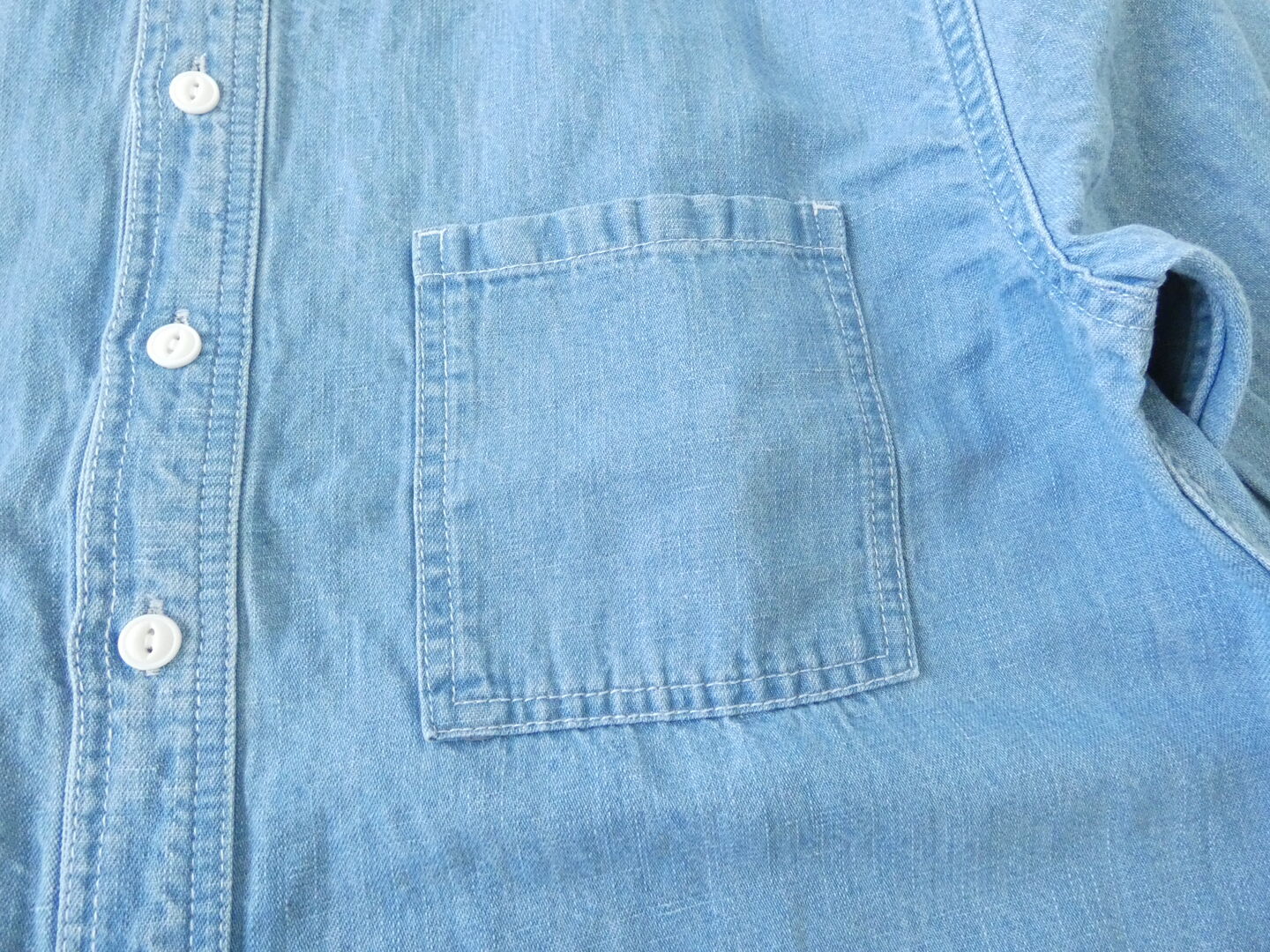 Clip.tab(クリップタブ) 綿麻デニムポケットシャツの商品画像23