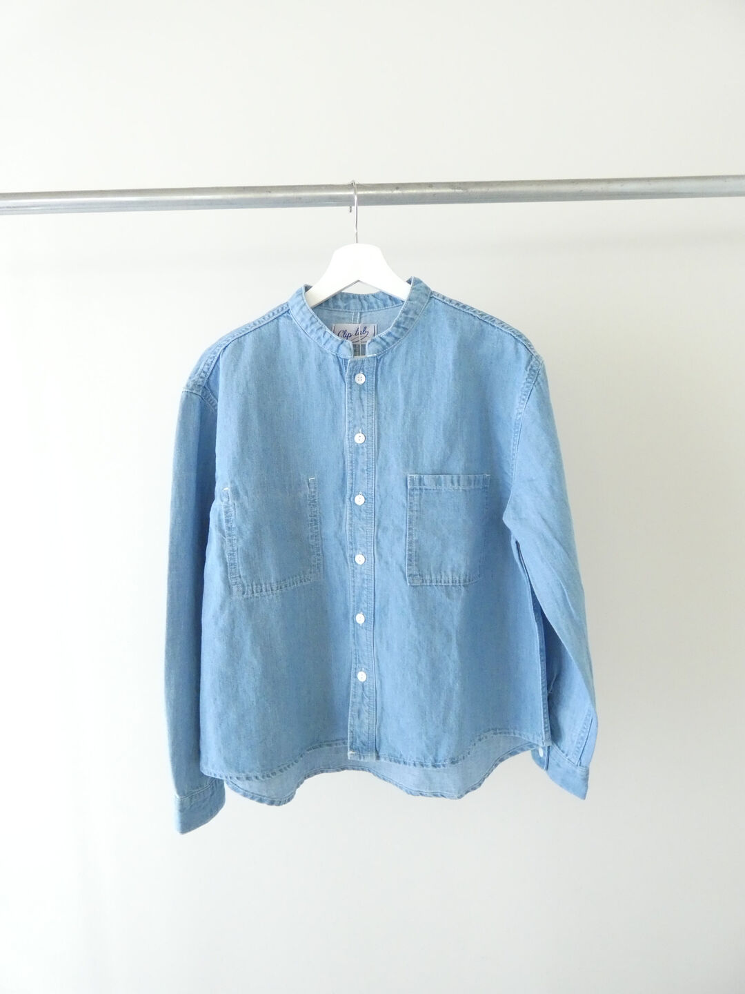 Clip.tab(クリップタブ) 綿麻デニムポケットシャツの商品画像3