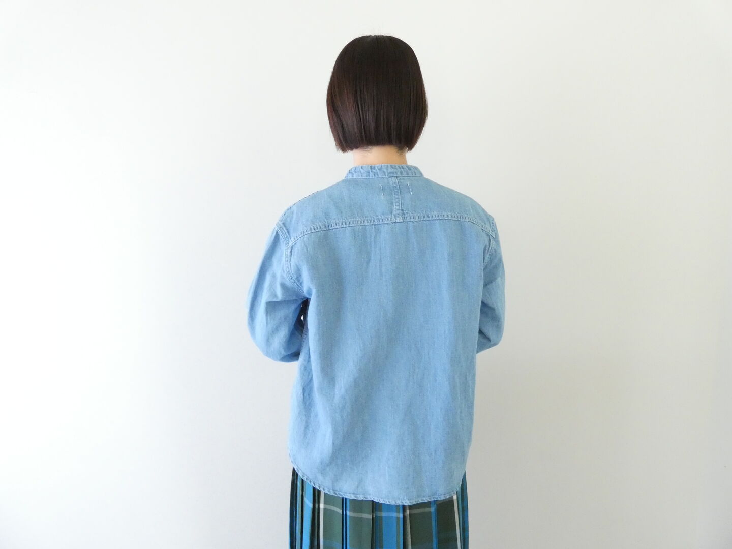 Clip.tab(クリップタブ) 綿麻デニムポケットシャツの商品画像9