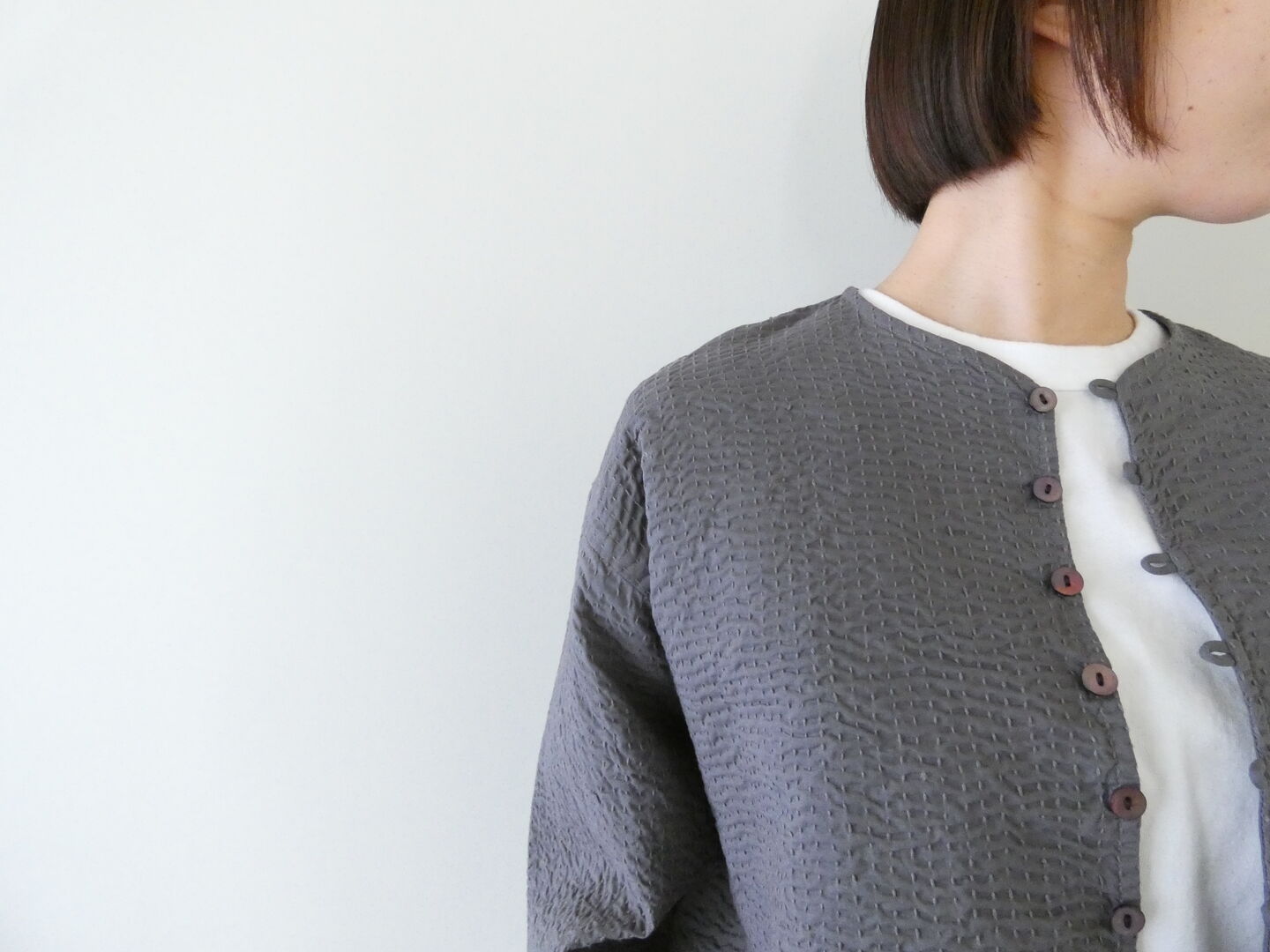 D.M.G.(ディーエムジー) 二重インドボイルポワンジャケットの商品画像16