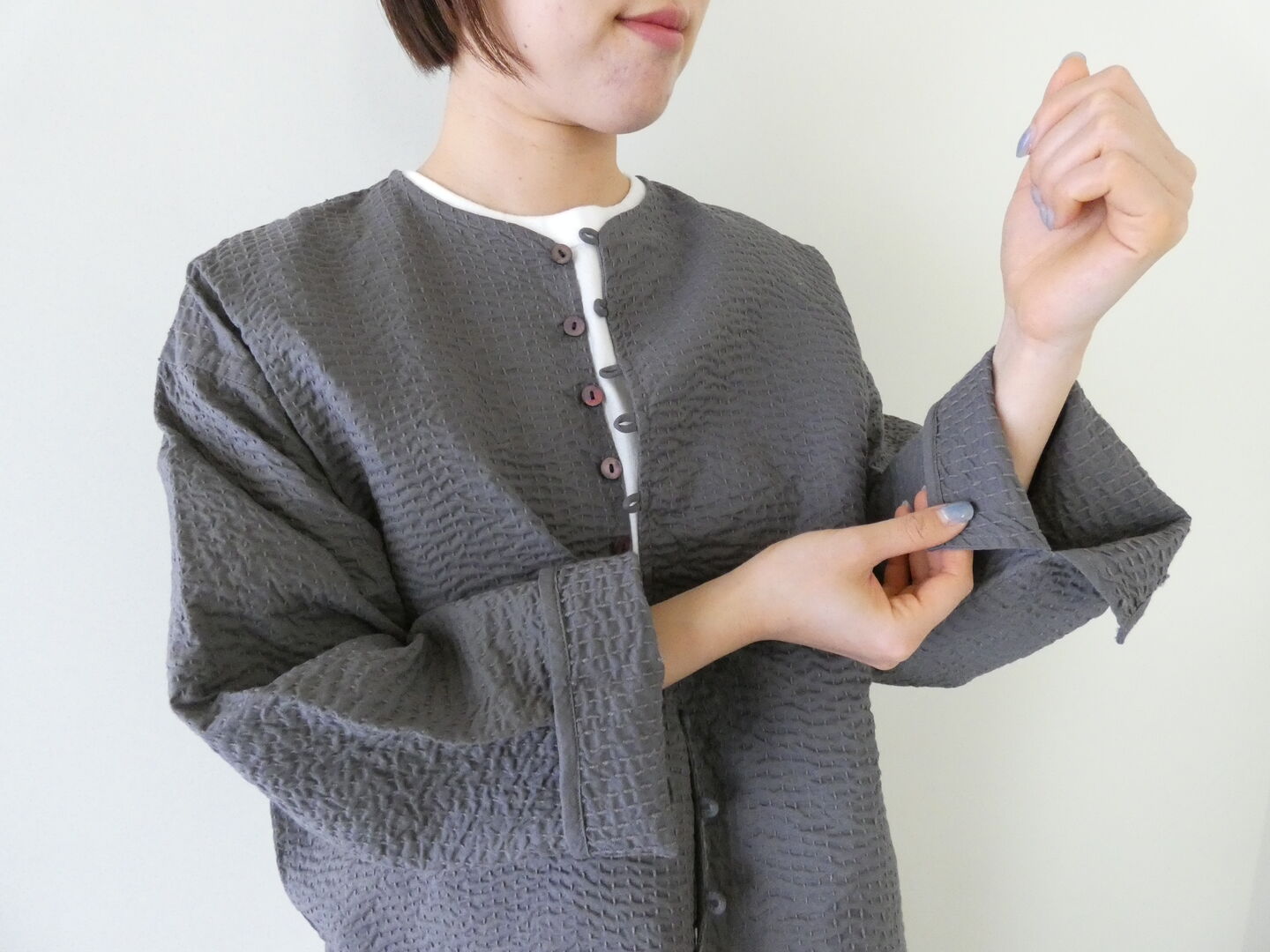 D.M.G.(ディーエムジー) 二重インドボイルポワンジャケットの商品画像7