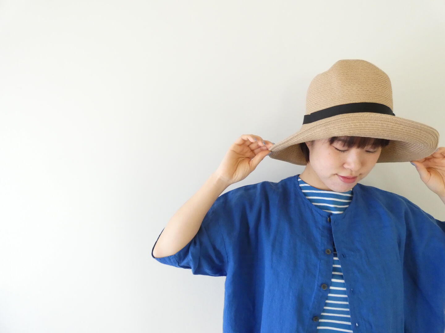 NARU 60フレンチリネンワイドブラウスの商品画像4