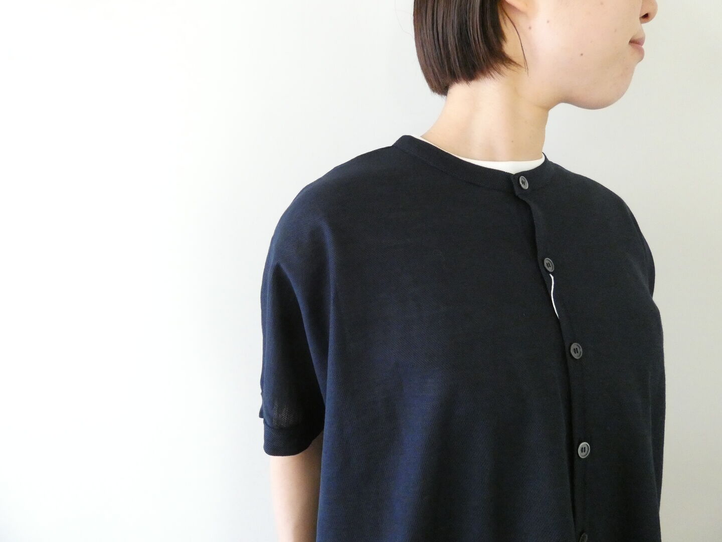 grin(グリン) ラミー鹿の子2wayスクエアカーディガンの商品画像21