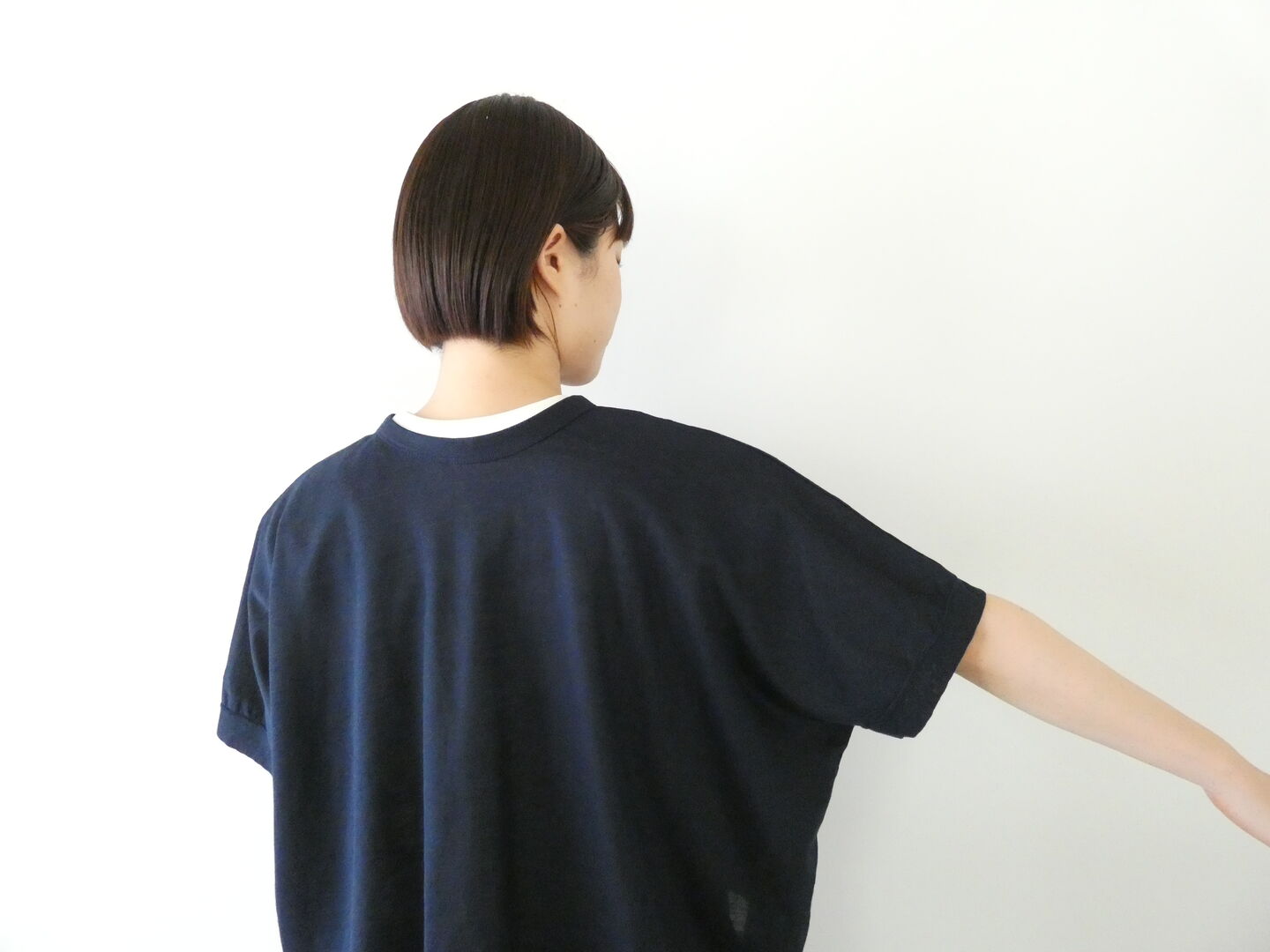 grin(グリン) ラミー鹿の子2wayスクエアカーディガンの商品画像5