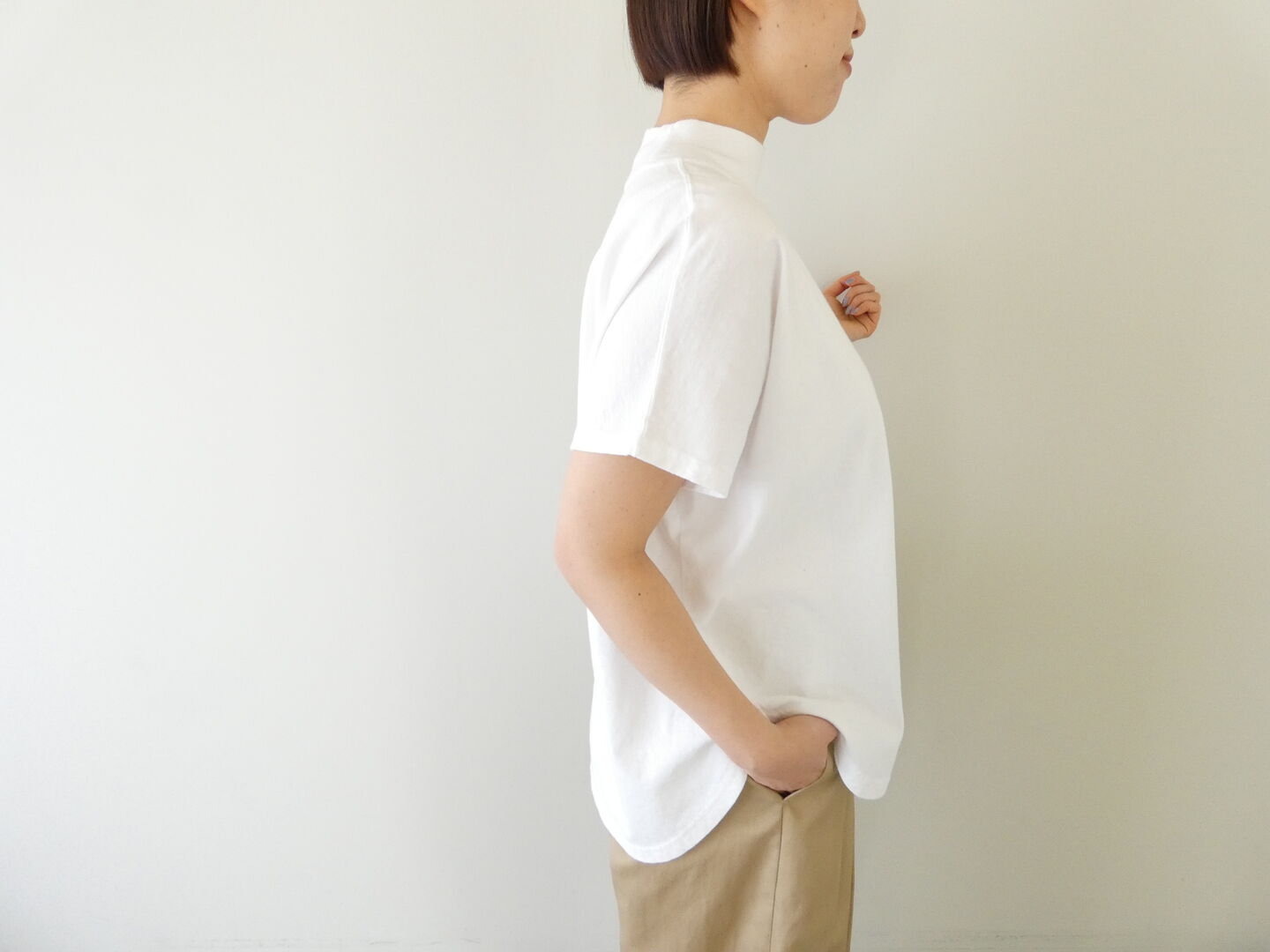 grin(グリン) マナプール天竺モック半袖プルオーバーの商品画像4