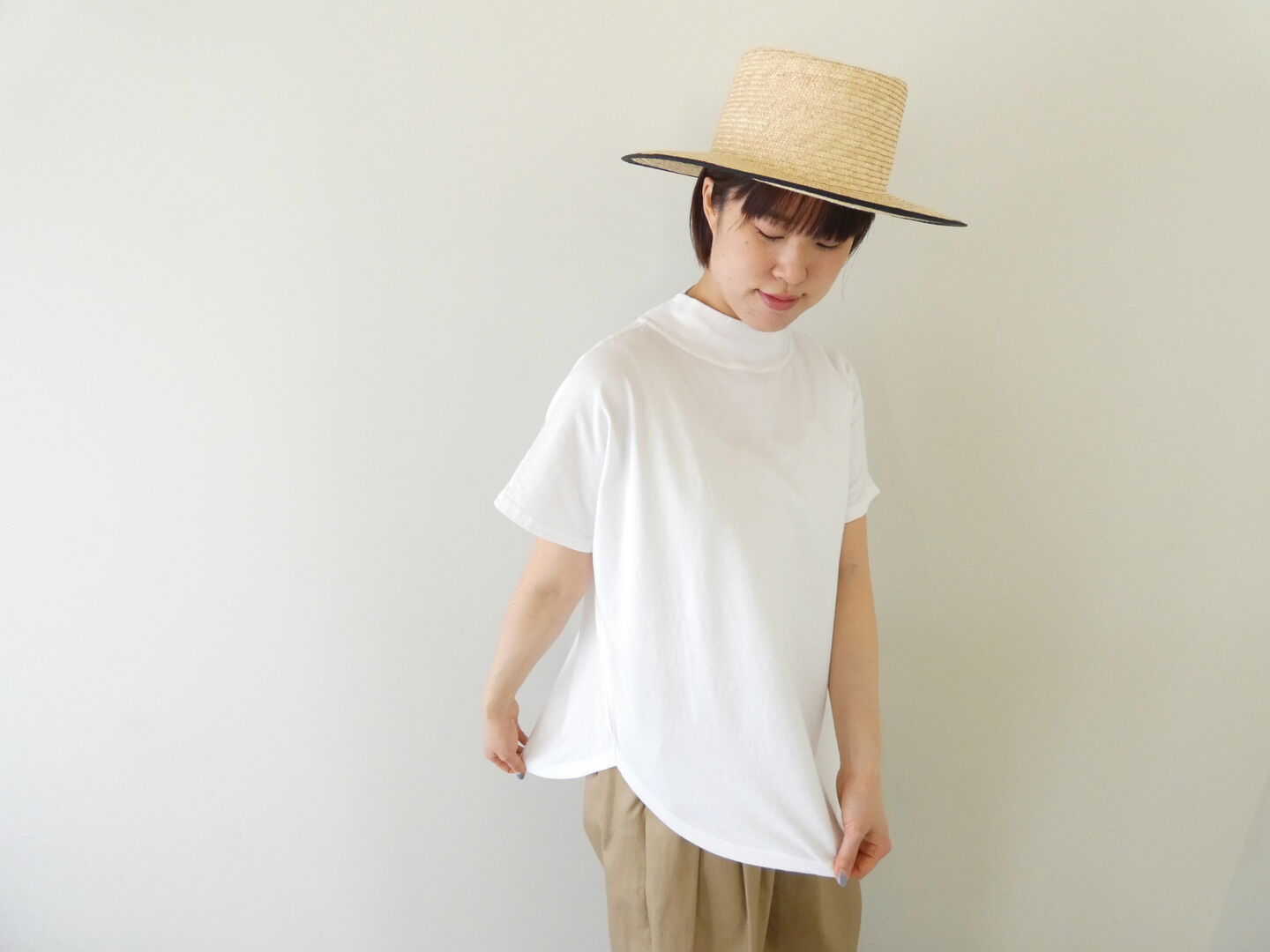 grin(グリン) マナプール天竺モック半袖プルオーバーの商品画像6