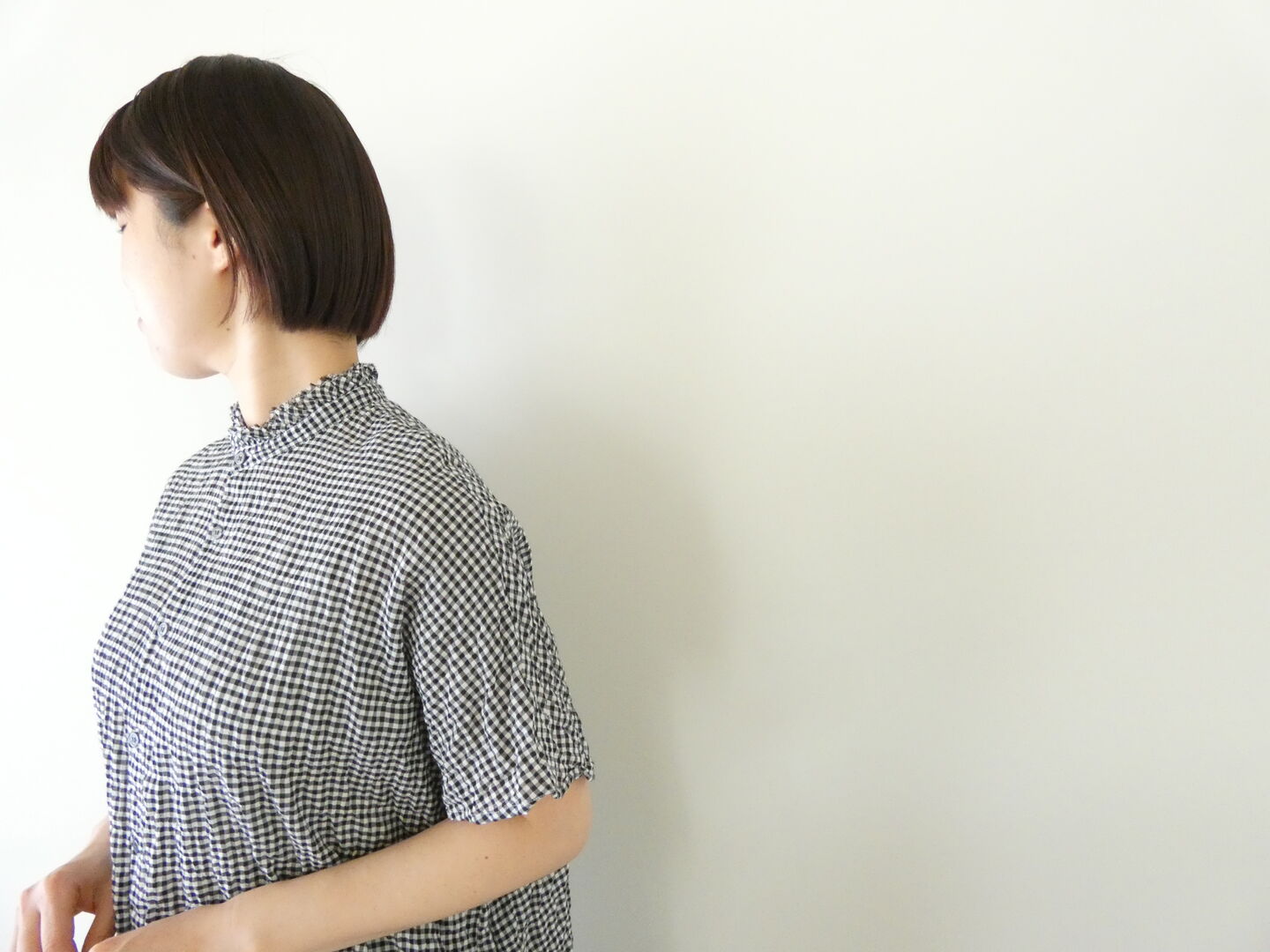 grin(グリン) シャーリングフリルシャツの商品画像3