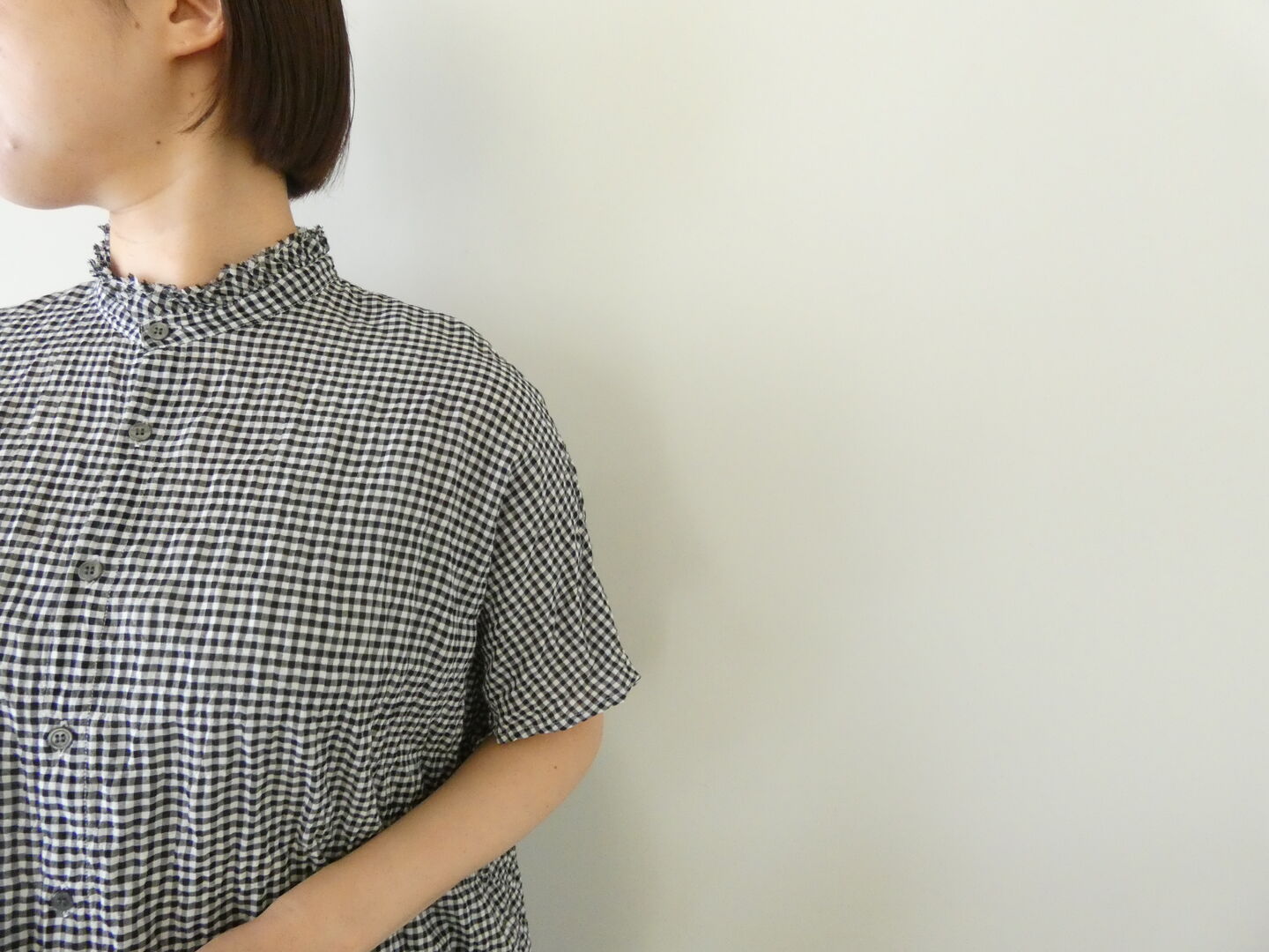 grin(グリン) シャーリングフリルシャツの商品画像4