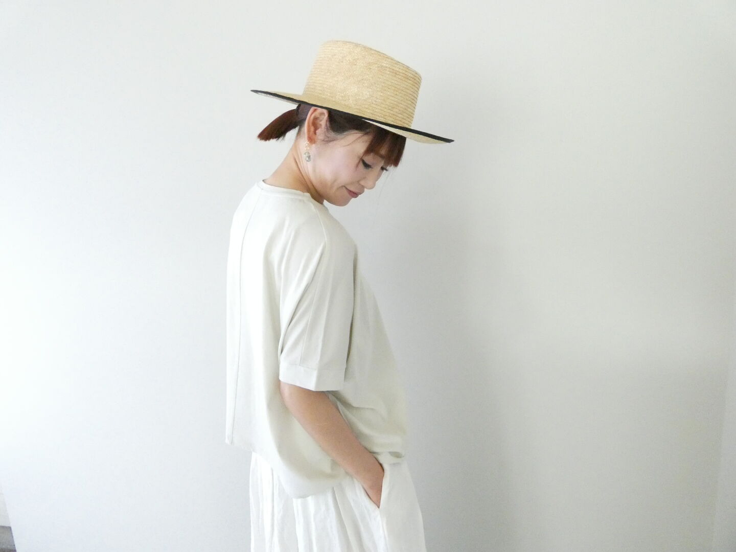 evam eva(エヴァムエヴァ) cut&sew wide pullover ワイドプルオーバーの商品画像2