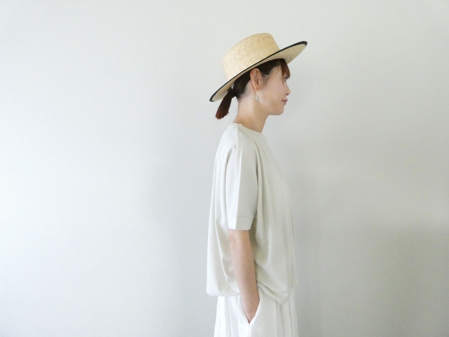 evam eva(エヴァムエヴァ) cut&sew wide pullover ワイドプルオーバーの商品画像5