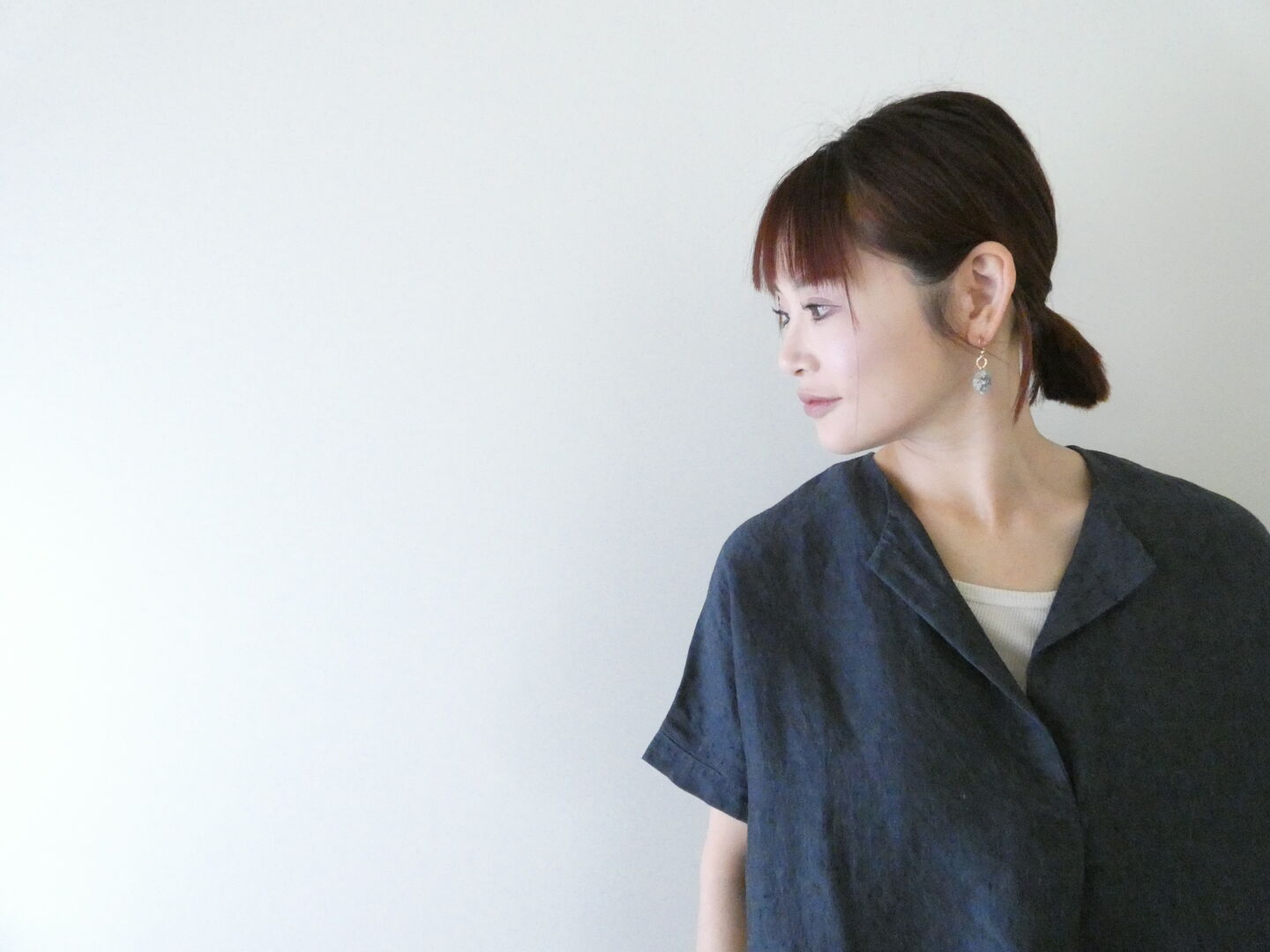 evam eva(エヴァムエヴァ) linen tuck pullover　リネンタックプルオーバーの商品画像10