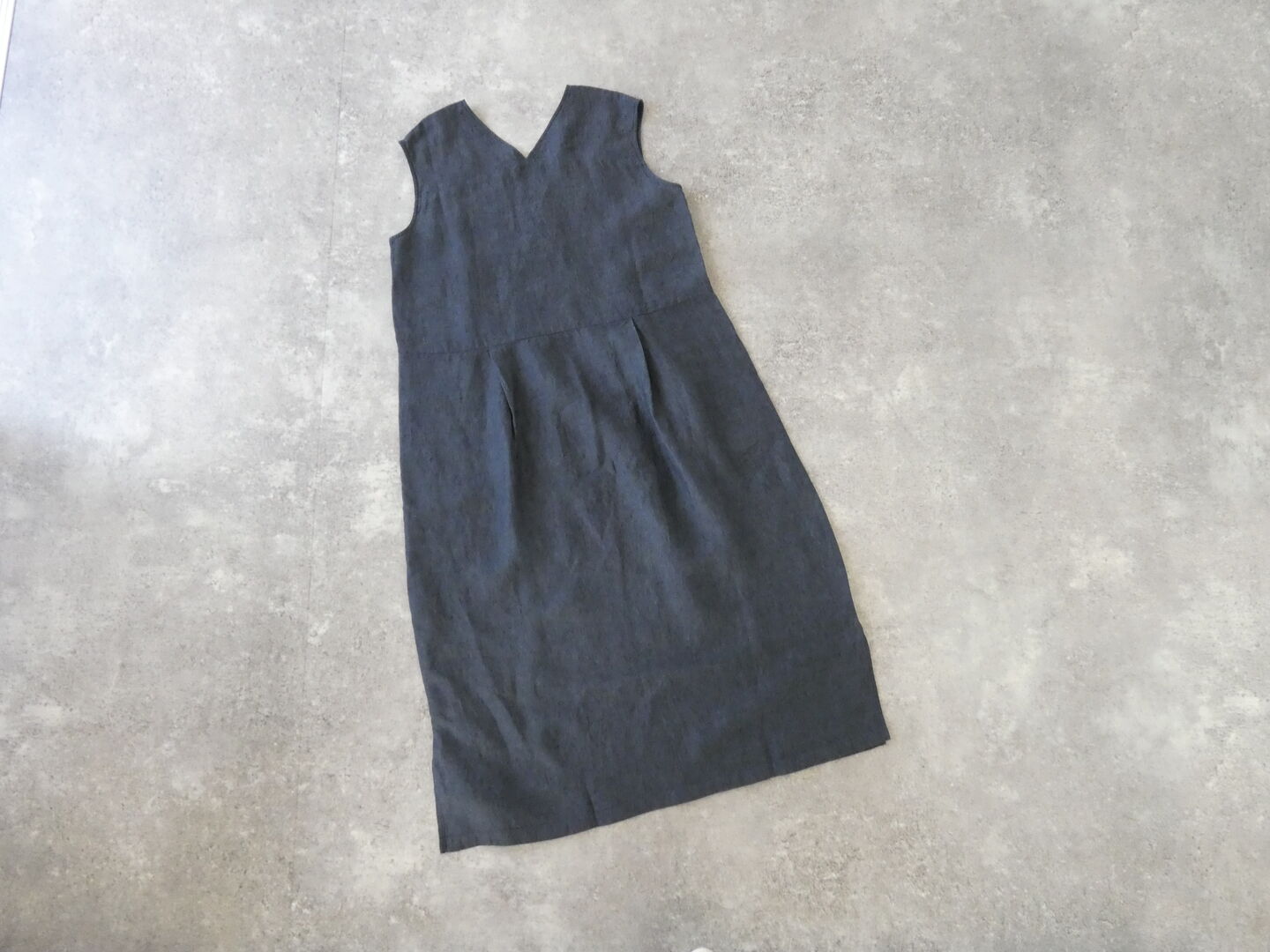 evam eva(エヴァムエヴァ) linen sleeveless one-piece　リネンスリーブレスワンピースの商品画像10