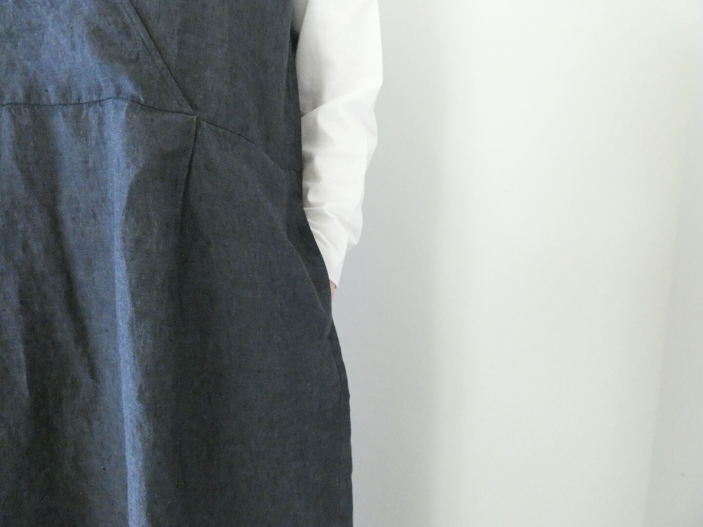 evam eva(エヴァムエヴァ) linen sleeveless one-piece　リネンスリーブレスワンピースの商品画像21