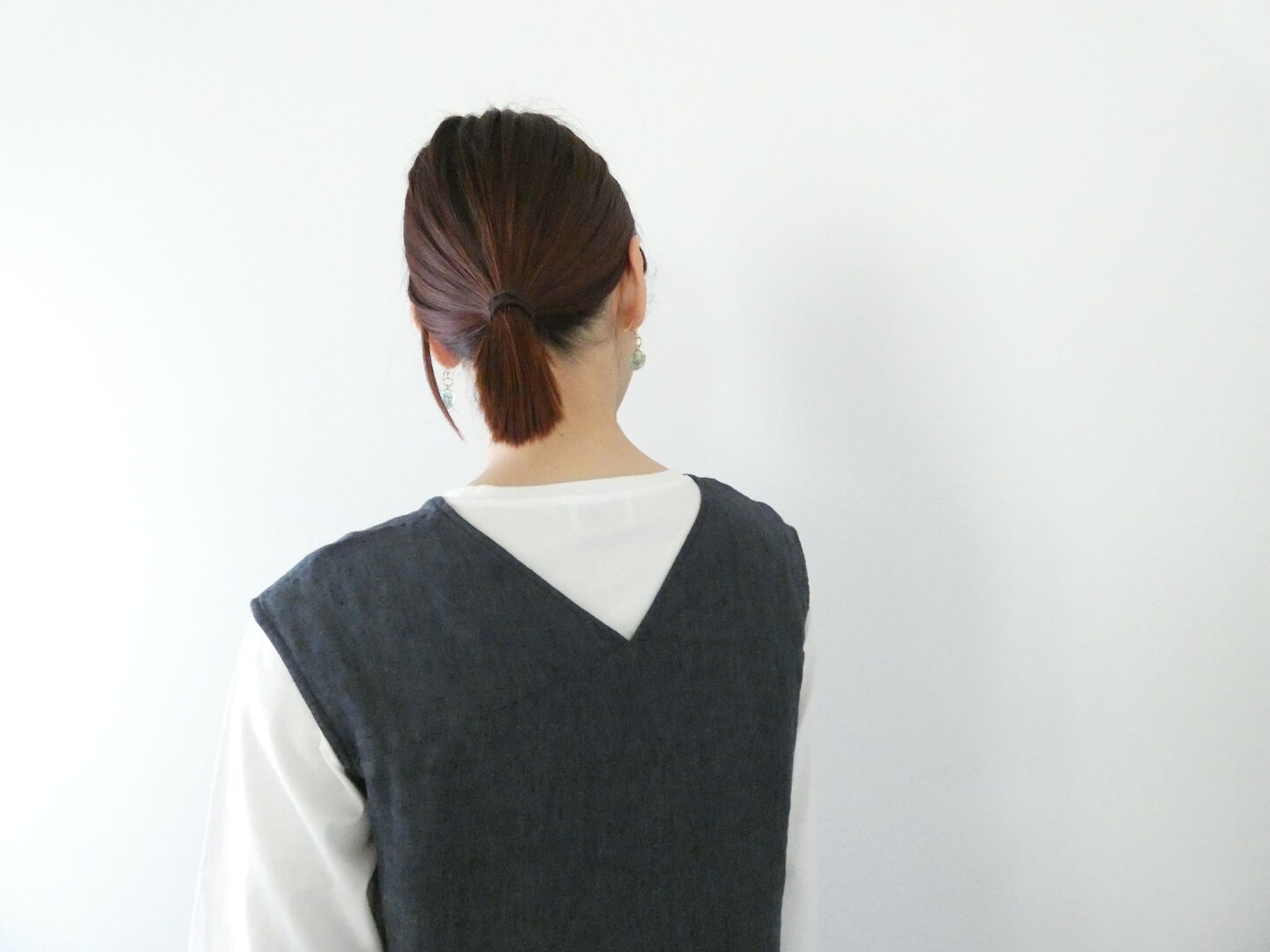 evam eva(エヴァムエヴァ) linen sleeveless one-piece　リネンスリーブレスワンピースの商品画像8