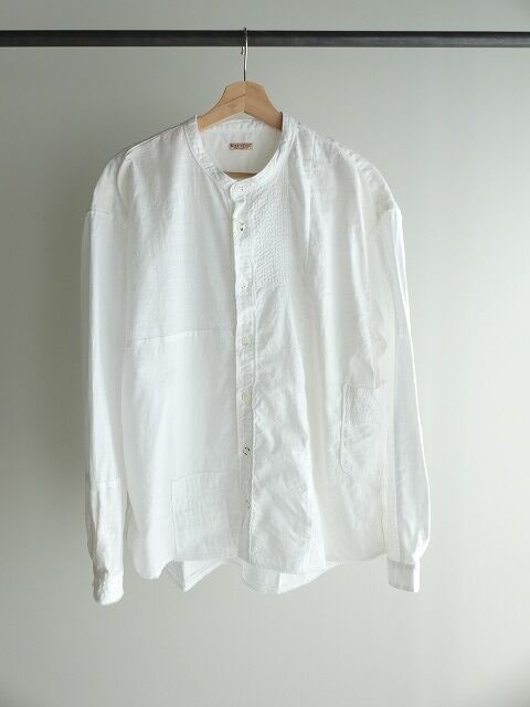 KAPITAL(キャピタル) 綿×リネンパッチワークバンドカラーカトマンズシャツの商品画像11