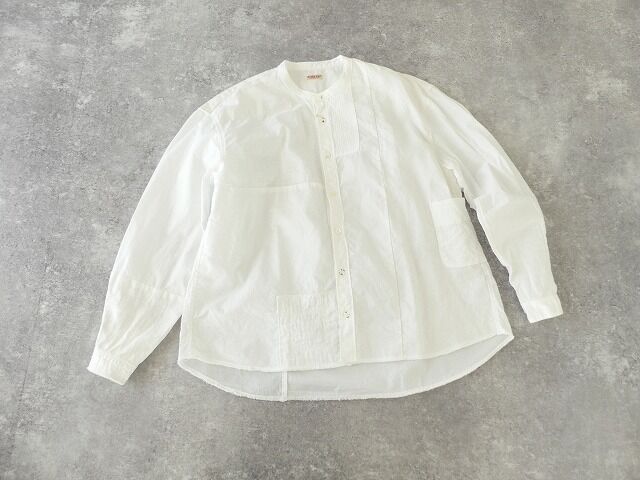 KAPITAL(キャピタル) 綿×リネンパッチワークバンドカラーカトマンズシャツの商品画像12