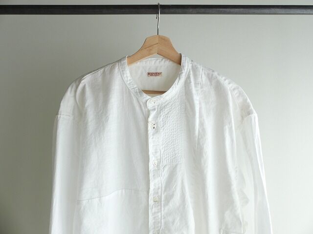 KAPITAL(キャピタル) 綿×リネンパッチワークバンドカラーカトマンズシャツの商品画像21