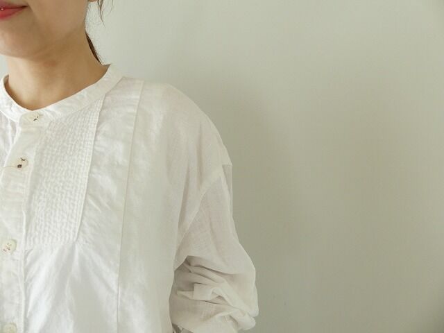 KAPITAL(キャピタル) 綿×リネンパッチワークバンドカラーカトマンズシャツの商品画像3