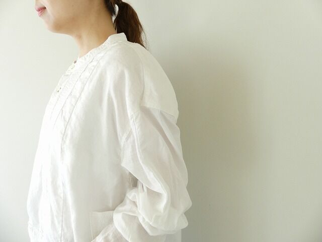 KAPITAL(キャピタル) 綿×リネンパッチワークバンドカラーカトマンズシャツの商品画像4