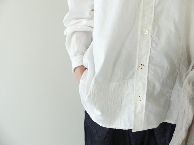 KAPITAL(キャピタル) 綿×リネンパッチワークバンドカラーカトマンズシャツの商品画像7