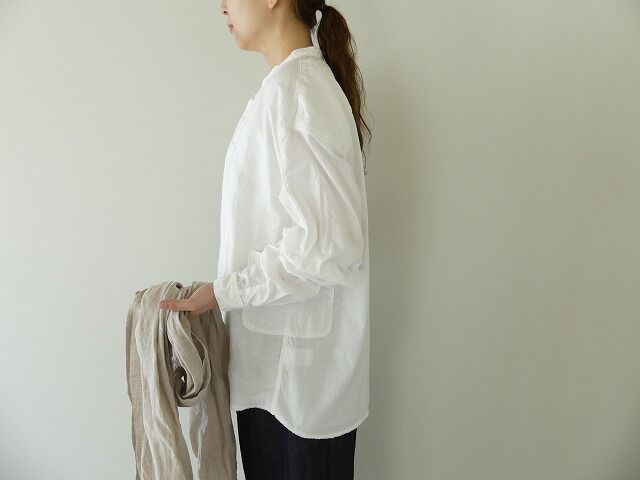 KAPITAL(キャピタル) 綿×リネンパッチワークバンドカラーカトマンズシャツの商品画像9