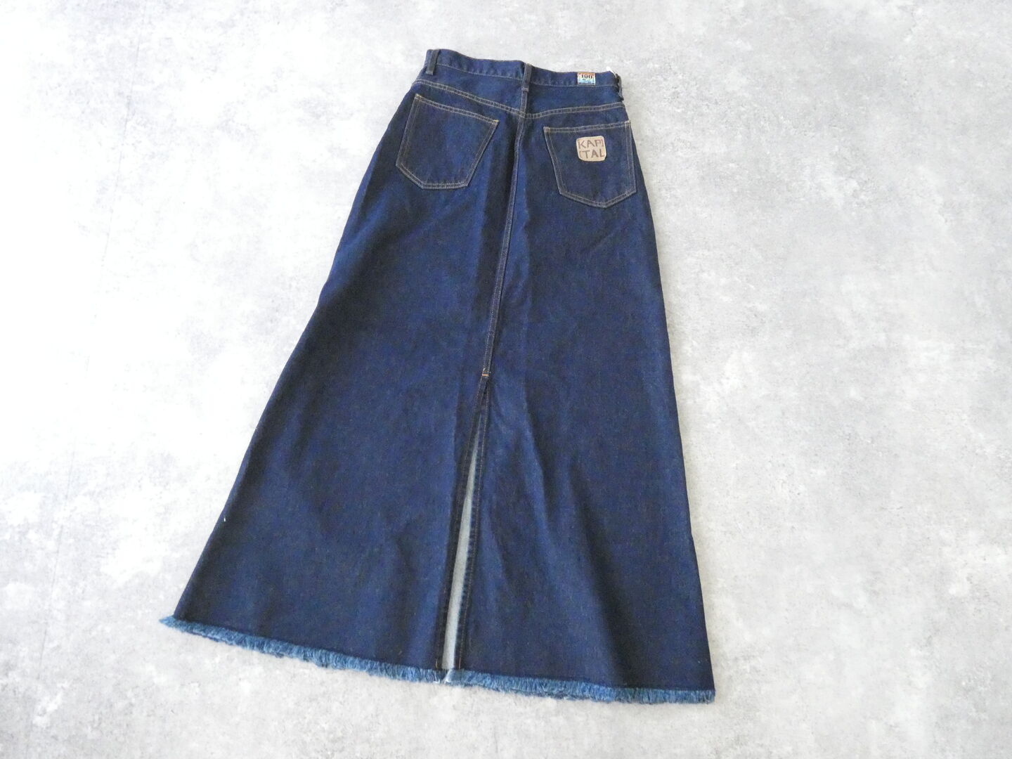 KAPITAL(キャピタル) 13ozデニムハイウエストマキシスカートの商品画像11