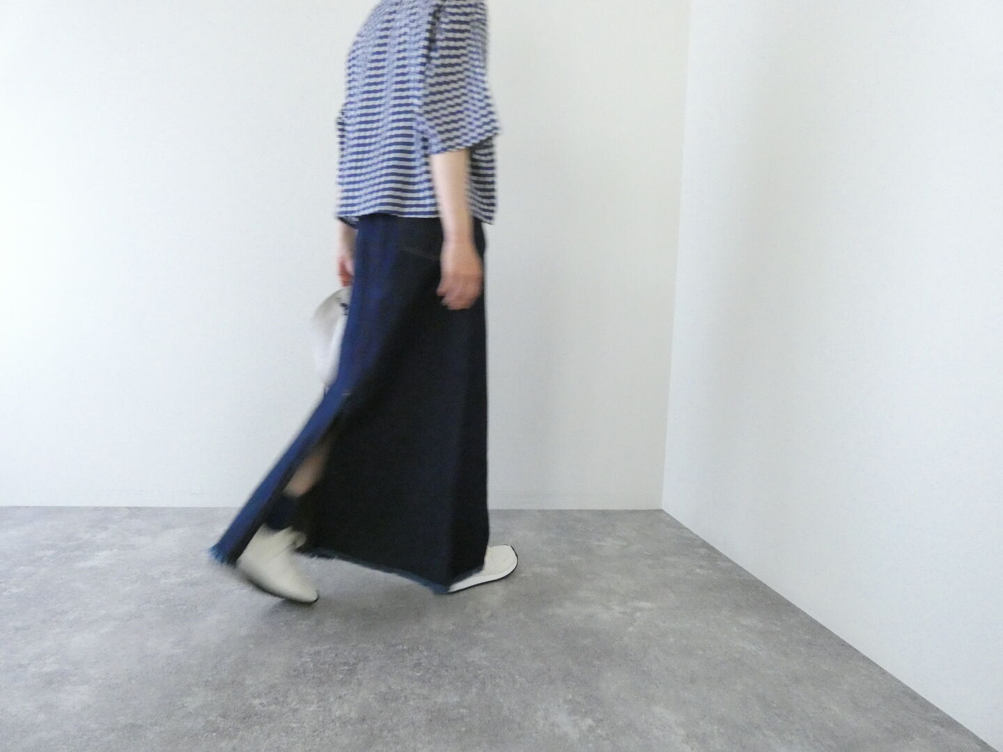 KAPITAL(キャピタル) 13ozデニムハイウエストマキシスカートの商品画像2