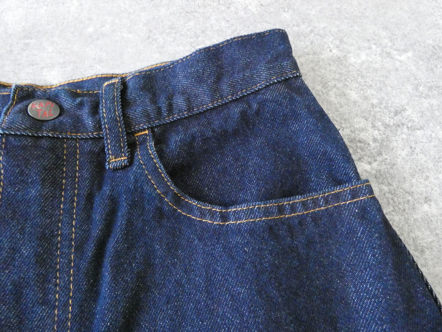 KAPITAL(キャピタル) 13ozデニムハイウエストマキシスカートの商品画像23