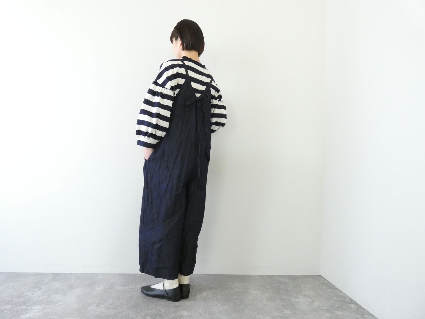 Gauze#(ガーゼ) ライトデニムギャルソンサロペットの商品画像10