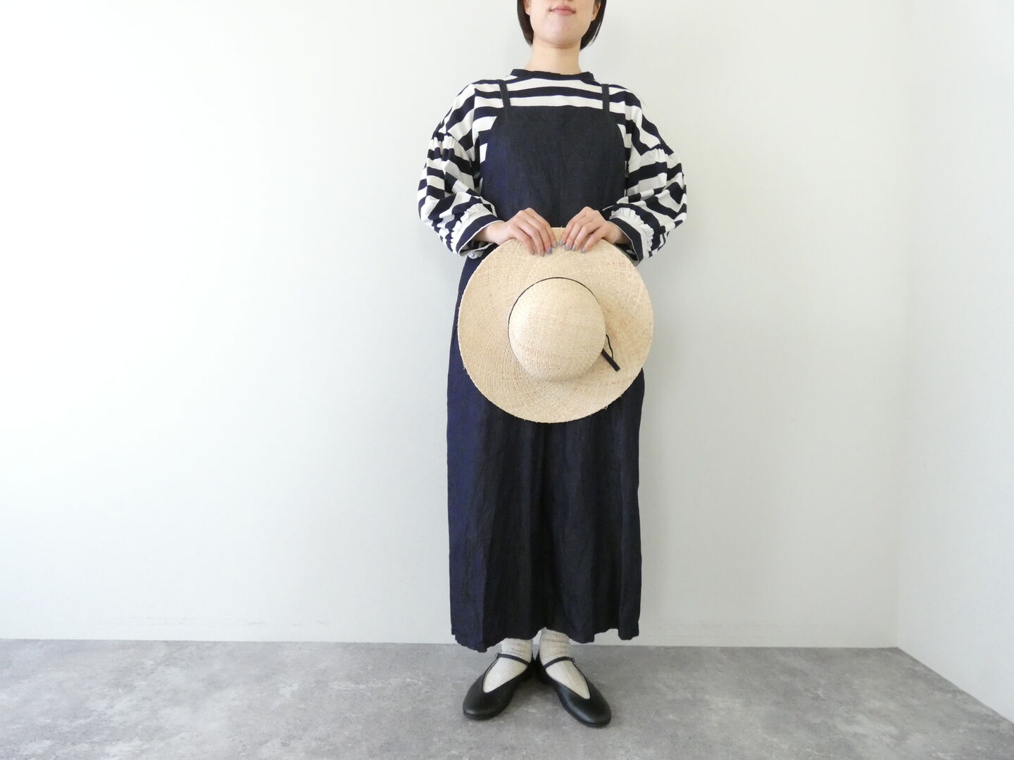 Gauze#(ガーゼ) ライトデニムギャルソンサロペットの商品画像2