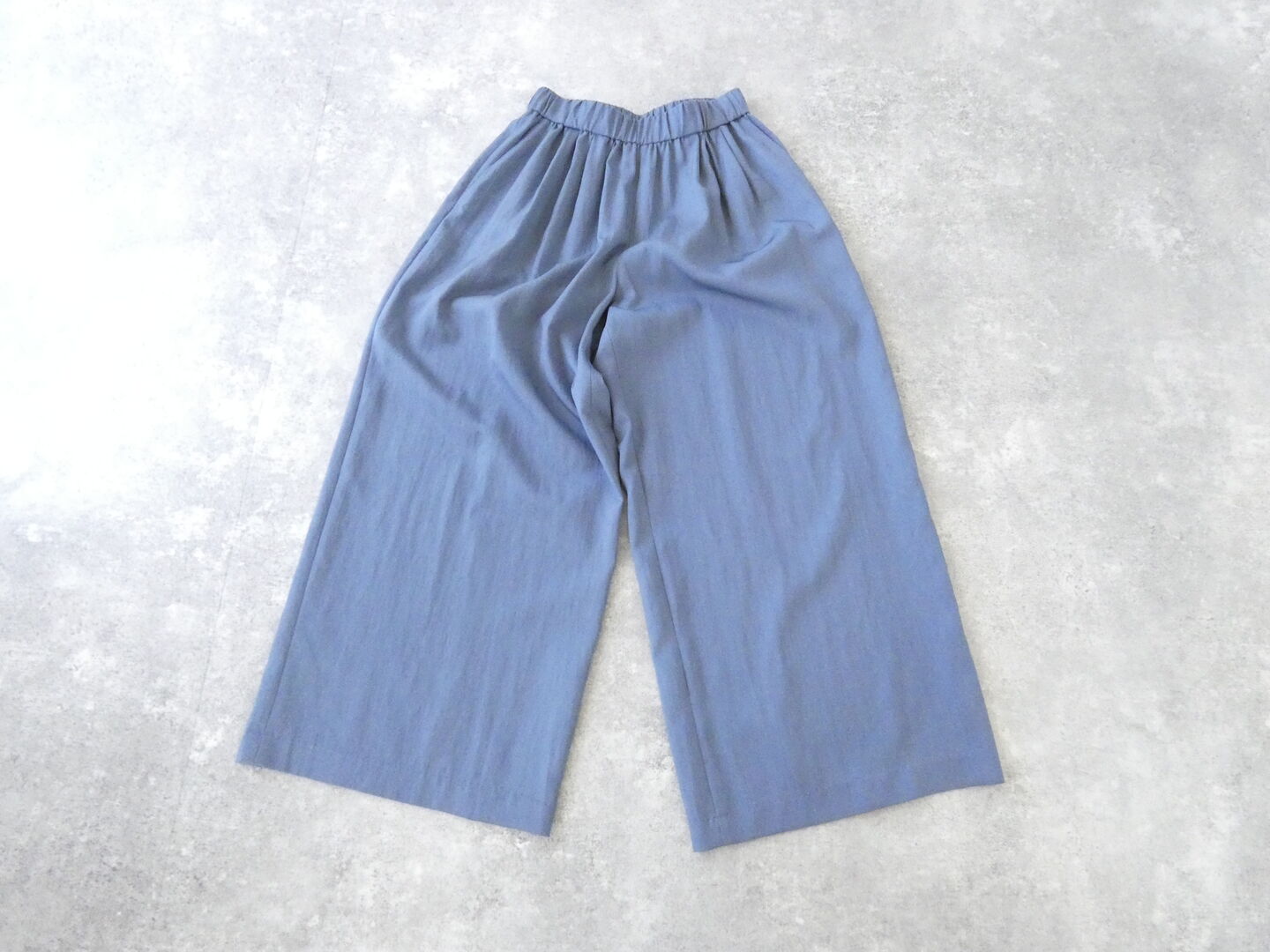 ma couleur(マ クルール) セルロース/ナイロンタックギャザーワイドパンツの商品画像3