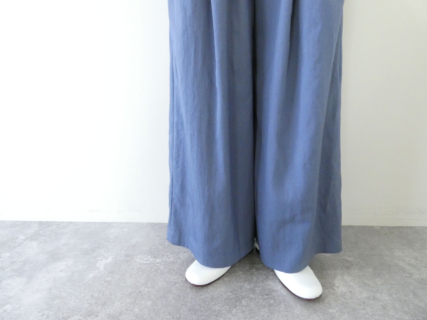 ma couleur(マ クルール) セルロース/ナイロンタックギャザーワイドパンツの商品画像5