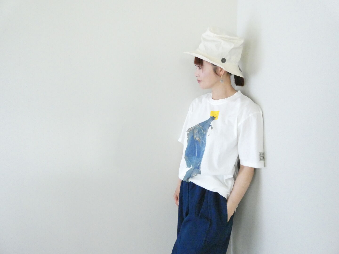 KAPITAL(キャピタル) 天竺クルーT　PECKISH BORO PIECEの商品画像1