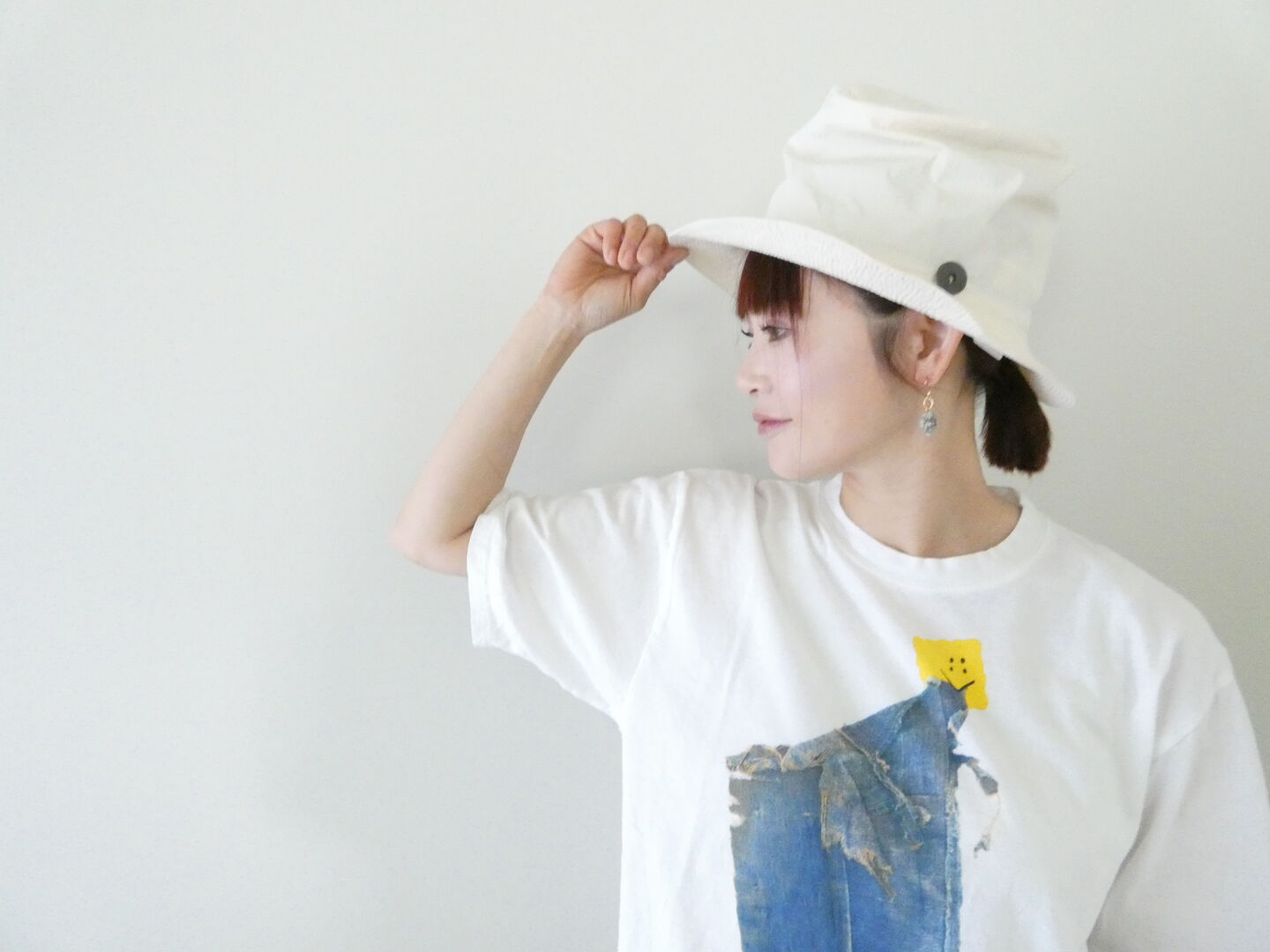 KAPITAL(キャピタル) 天竺クルーT　PECKISH BORO PIECEの商品画像2