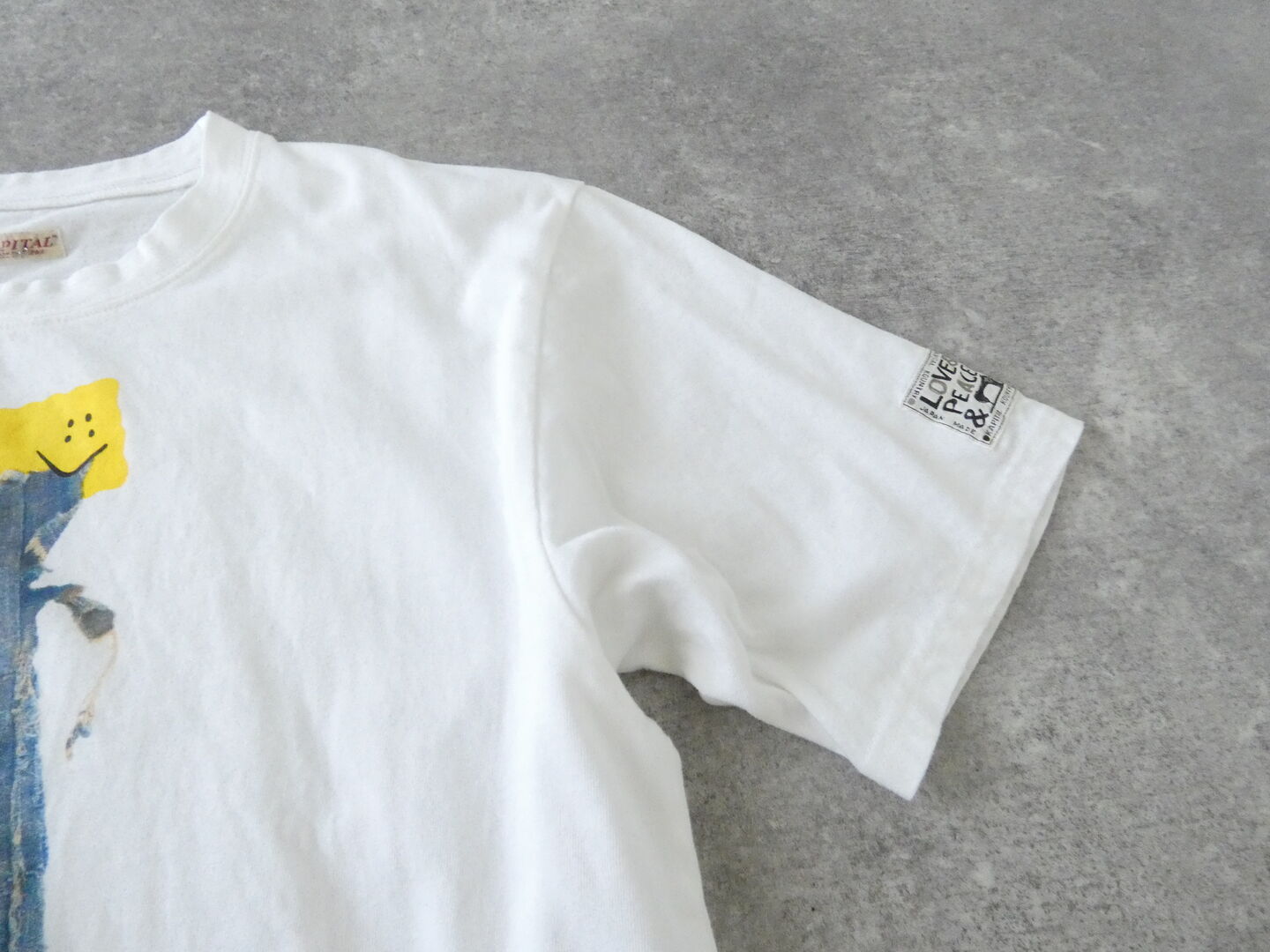 KAPITAL(キャピタル) 天竺クルーT　PECKISH BORO PIECEの商品画像22