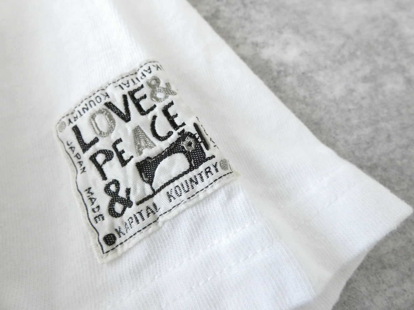 KAPITAL(キャピタル) 天竺クルーT　PECKISH BORO PIECEの商品画像23