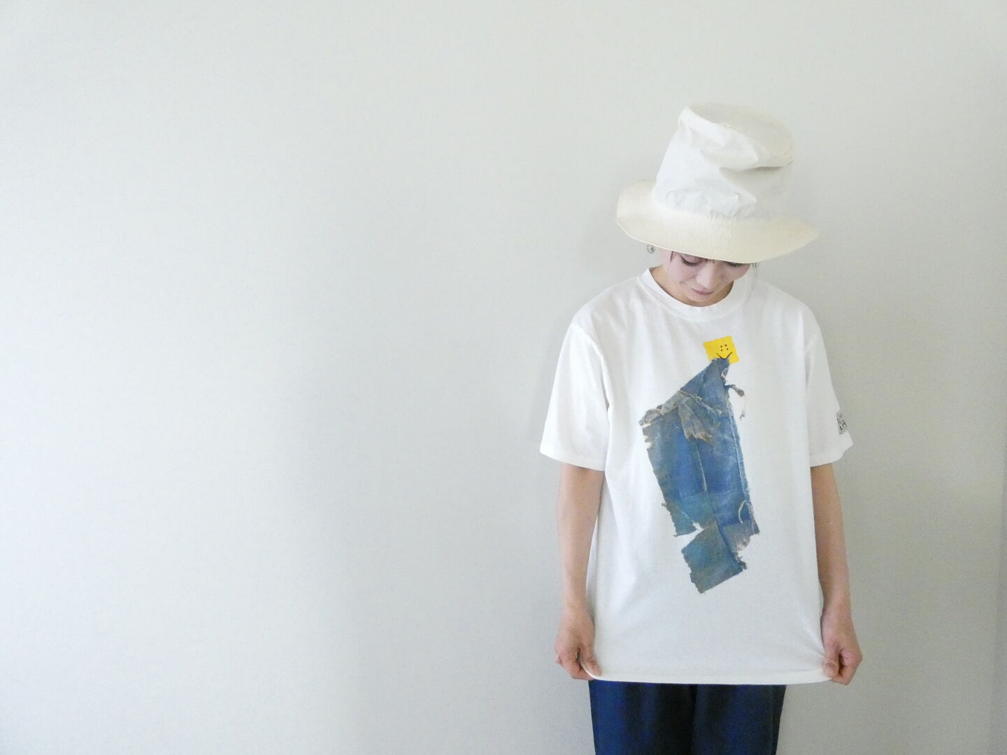 KAPITAL(キャピタル) 天竺クルーT　PECKISH BORO PIECEの商品画像5