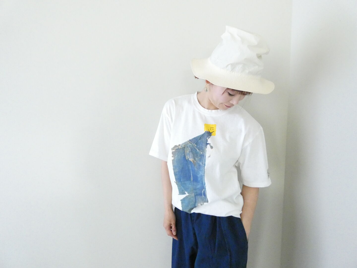 KAPITAL(キャピタル) 天竺クルーT　PECKISH BORO PIECEの商品画像6