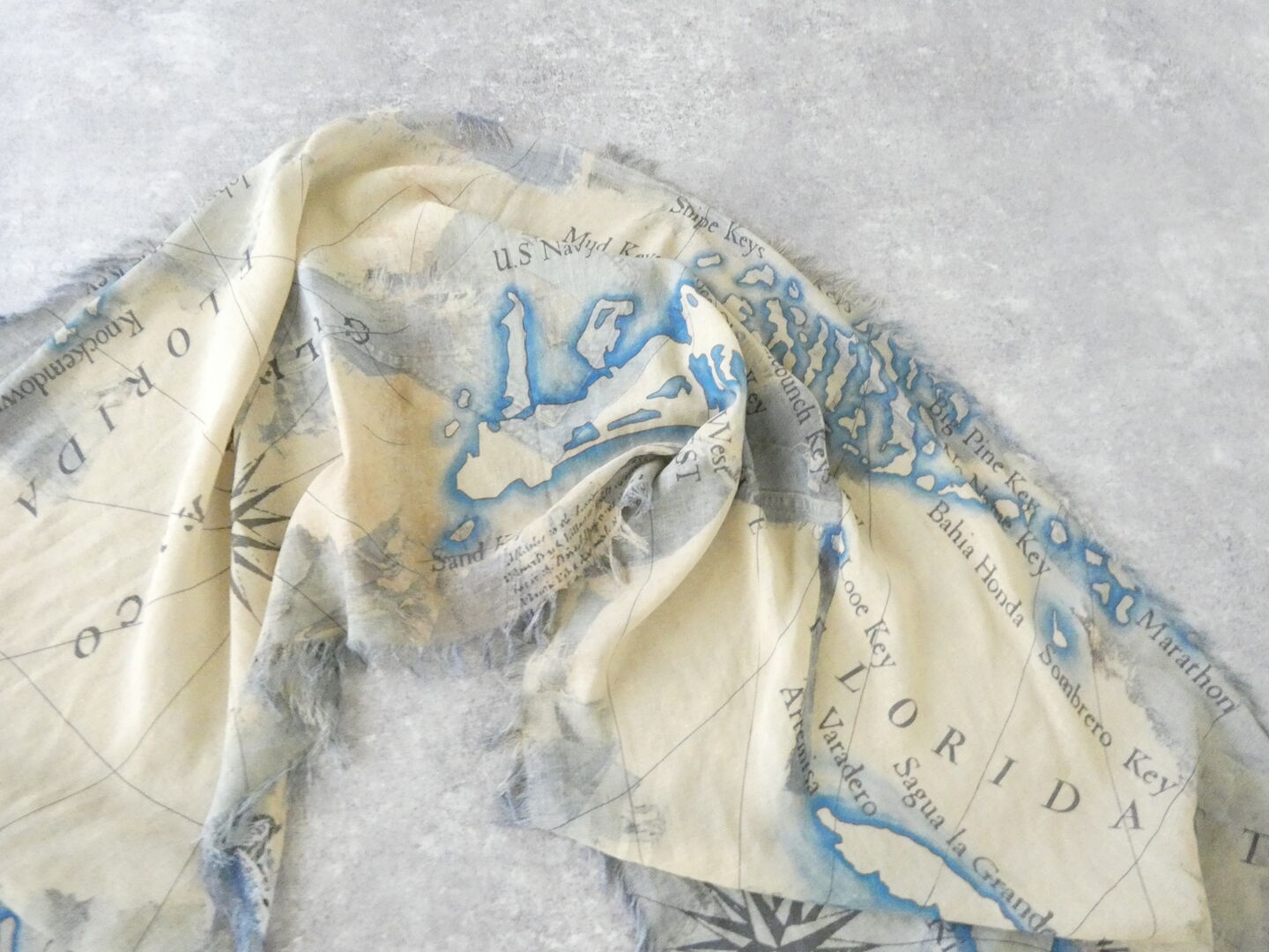 KAPITAL(キャピタル) レーヨンフリンジストール　KAYO HUESO デニムマップの商品画像21