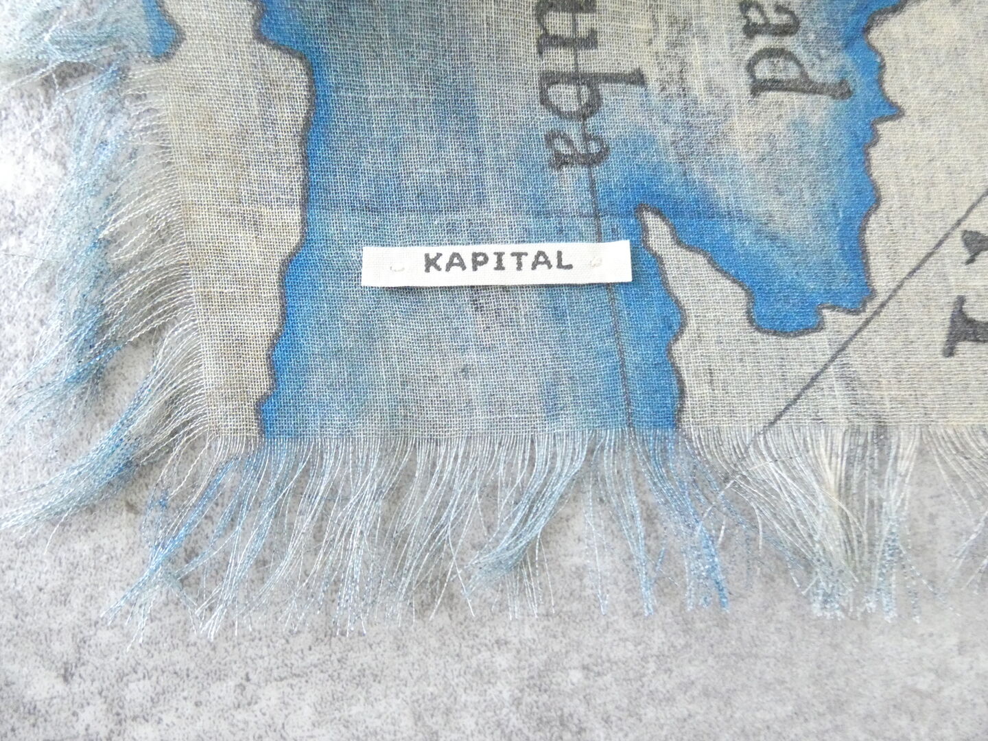 KAPITAL(キャピタル) レーヨンフリンジストール　KAYO HUESO デニムマップの商品画像23