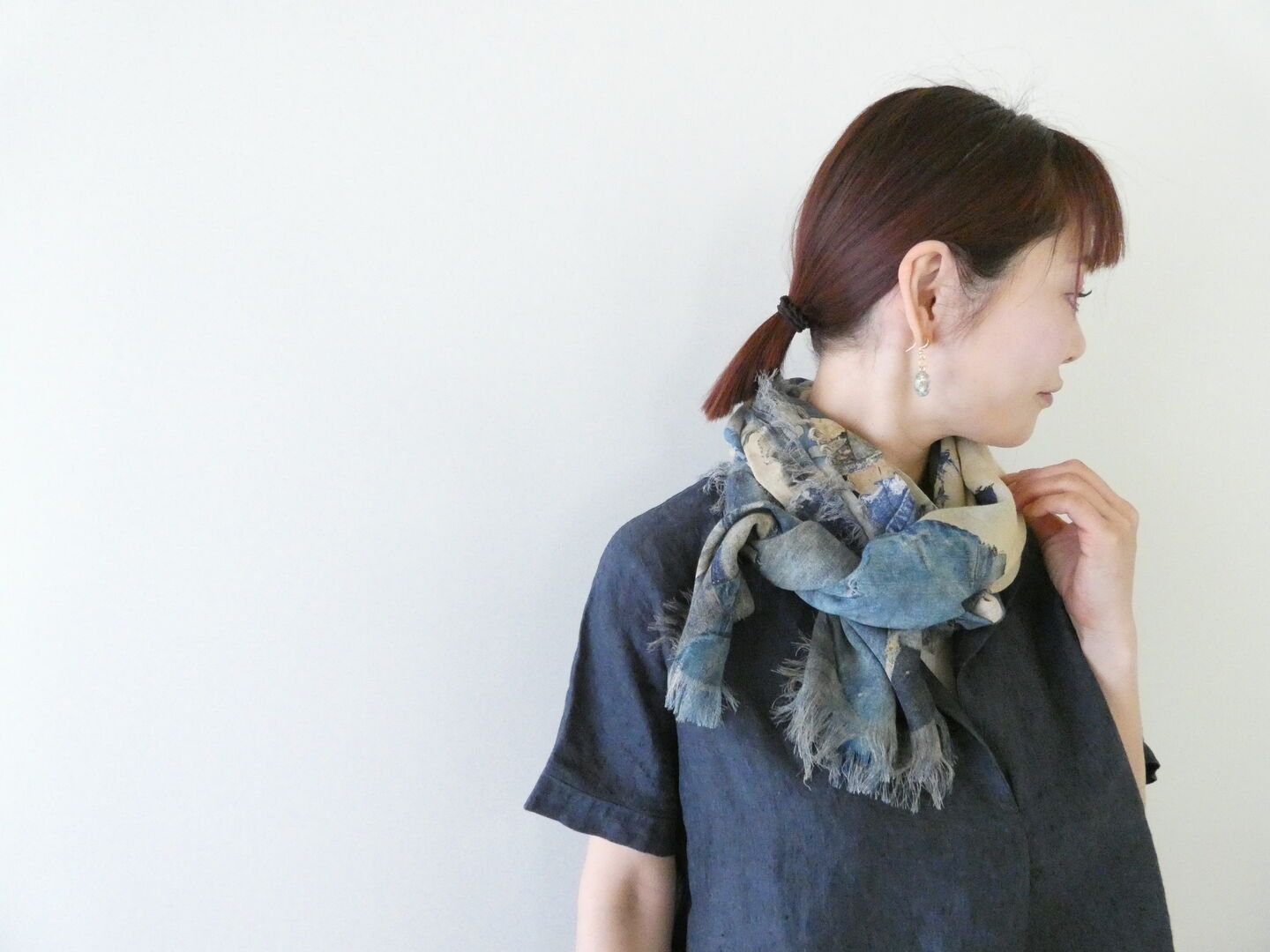 KAPITAL(キャピタル) レーヨンフリンジストール　KAYO HUESO デニムマップの商品画像4