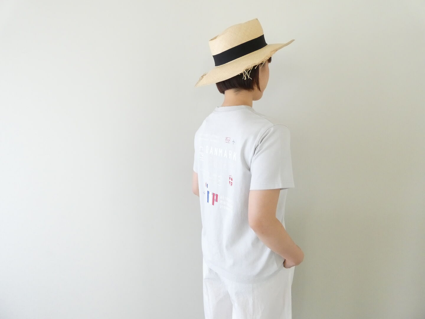 快晴堂(かいせいどう) SPACEMOO別注カラー 半袖UNI-Tシャツ  ロゴT Around the World B柄「エアーポート3レター」BASIC FIT-sizeの商品画像2