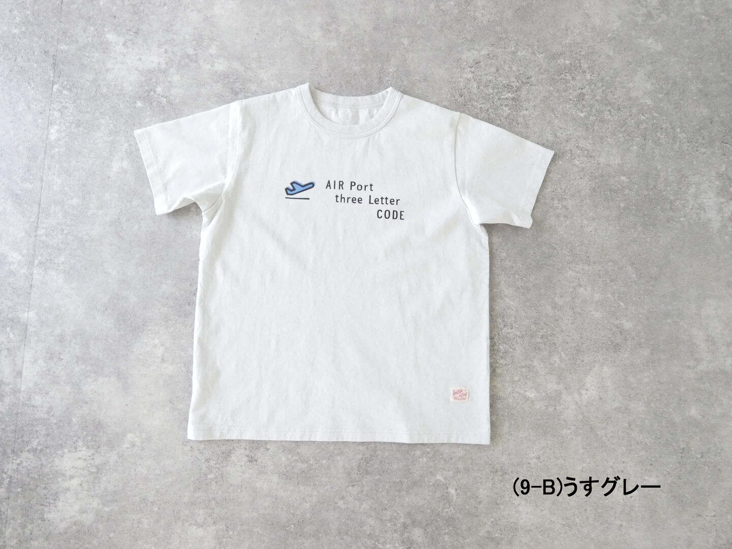 快晴堂(かいせいどう) SPACEMOO別注カラー 半袖UNI-Tシャツ  ロゴT Around the World B柄「エアーポート3レター」BASIC FIT-sizeの商品画像28
