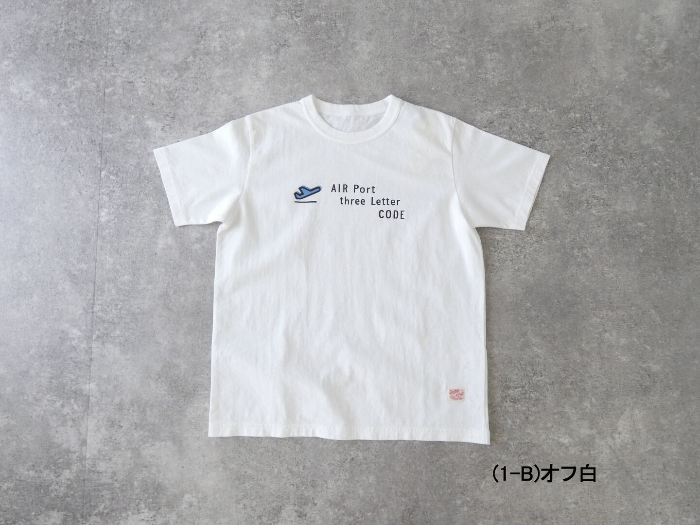 快晴堂(かいせいどう) SPACEMOO別注カラー 半袖UNI-Tシャツ  ロゴT Around the World B柄「エアーポート3レター」BASIC FIT-sizeの商品画像42