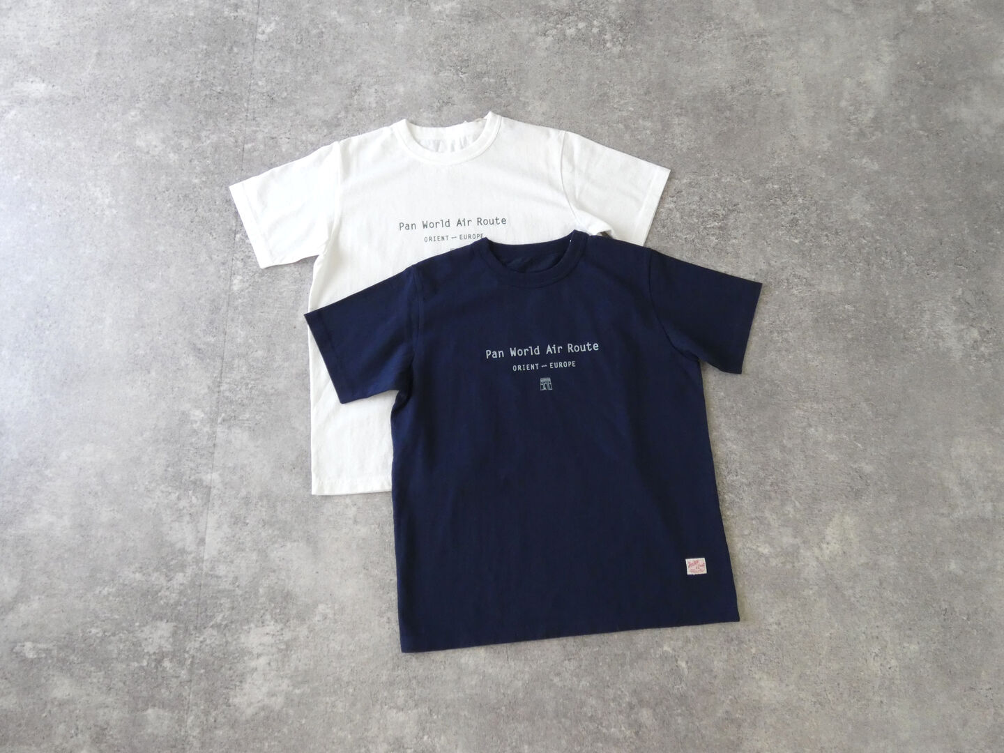 快晴堂(かいせいどう) 半袖UNI-Tシャツ  ロゴT Around the World　C柄「ポーラールート/サザンルート」BASIC FIT-sizeの商品画像3