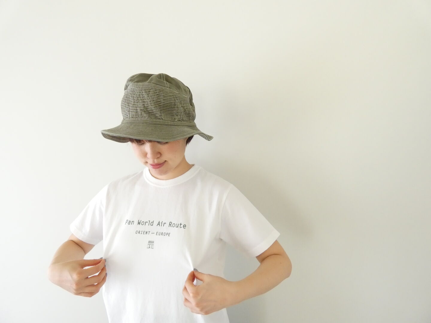 快晴堂(かいせいどう) 半袖UNI-Tシャツ  ロゴT Around the World　C柄「ポーラールート/サザンルート」BASIC FIT-sizeの商品画像6