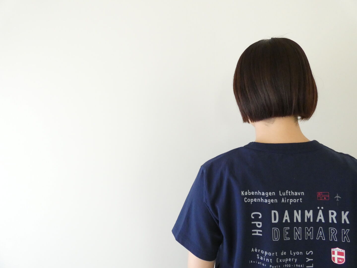 快晴堂(かいせいどう) SPACEMOO別注カラー 半袖UNI-Tシャツ  ロゴT Around the World B柄「エアーポート3レター」COMFORT FIT-sizeの商品画像6