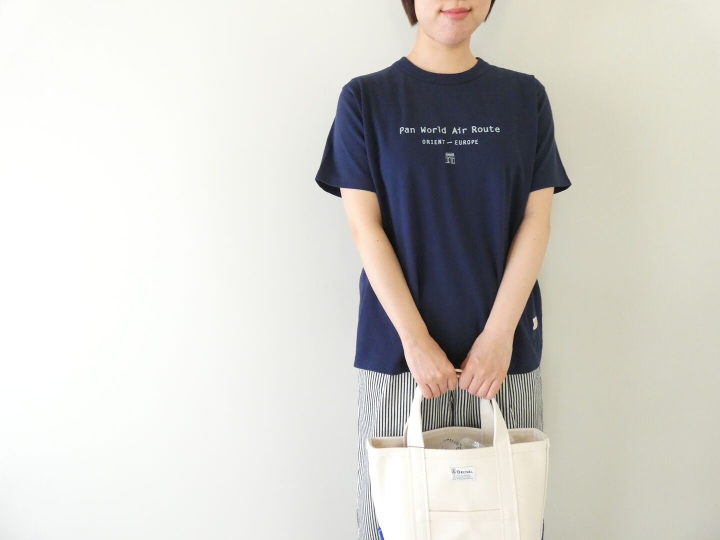 快晴堂(かいせいどう) 半袖UNI-Tシャツ  ロゴT Around the World C柄「ポーラールート/サザンルート　COMFORT FIT-sizeの商品画像1