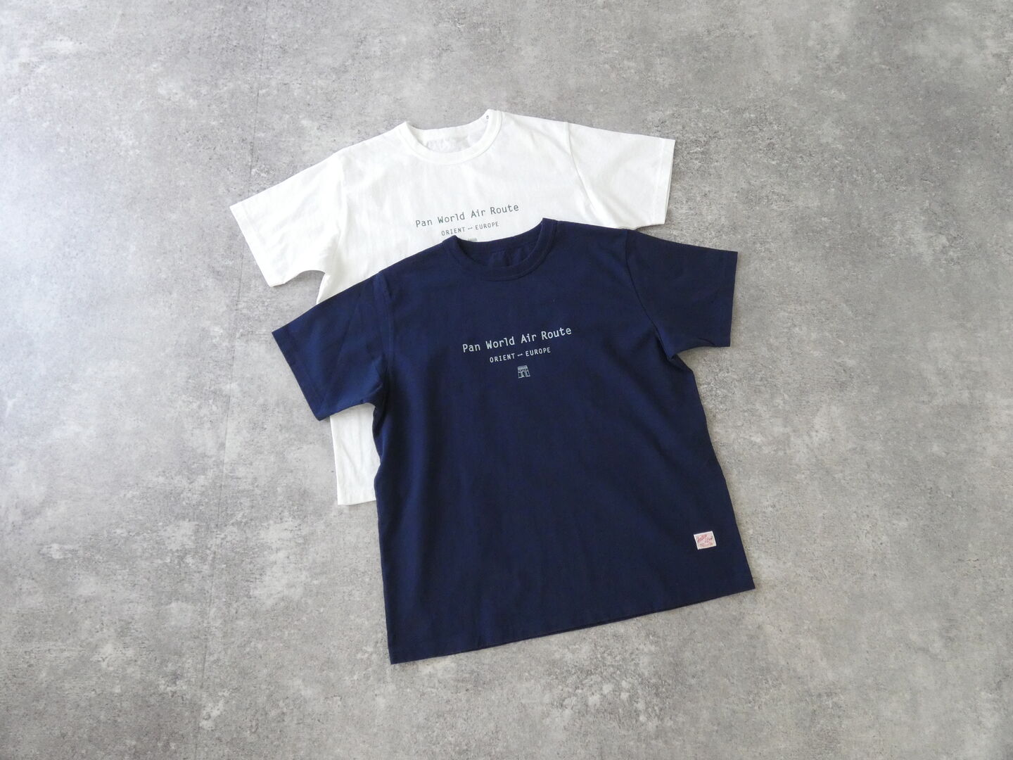 快晴堂(かいせいどう) 半袖UNI-Tシャツ  ロゴT Around the World C柄「ポーラールート/サザンルート　COMFORT FIT-sizeの商品画像3