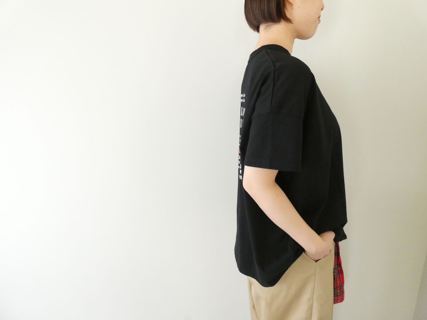 快晴堂(かいせいどう) SPACEMOO別注カラー 　半袖 girls Tシャツ　Around the World B柄「エアーポート3レター」WIDE FIT-sizeの商品画像6